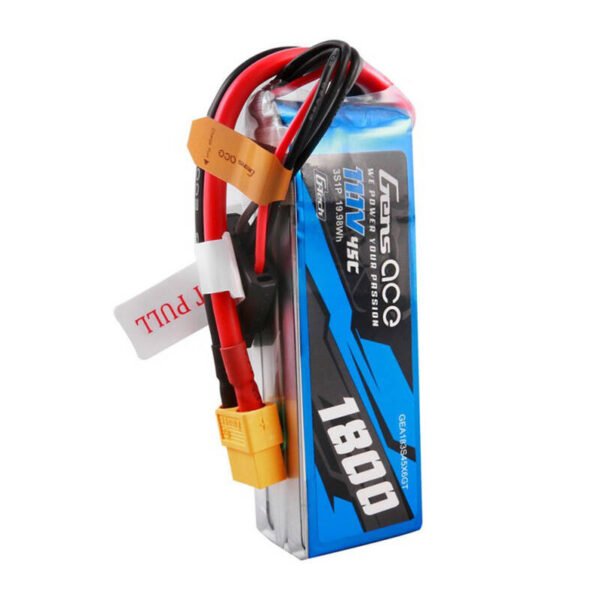 Gens ace G-Tech 1800mAh 11,1V 45C 3S1P Lipo baterijos paketas su XT60 jungtimi - Image 4