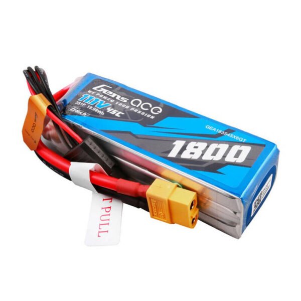 Gens ace G-Tech 1800mAh 11,1V 45C 3S1P Lipo baterijos paketas su XT60 jungtimi - Image 2