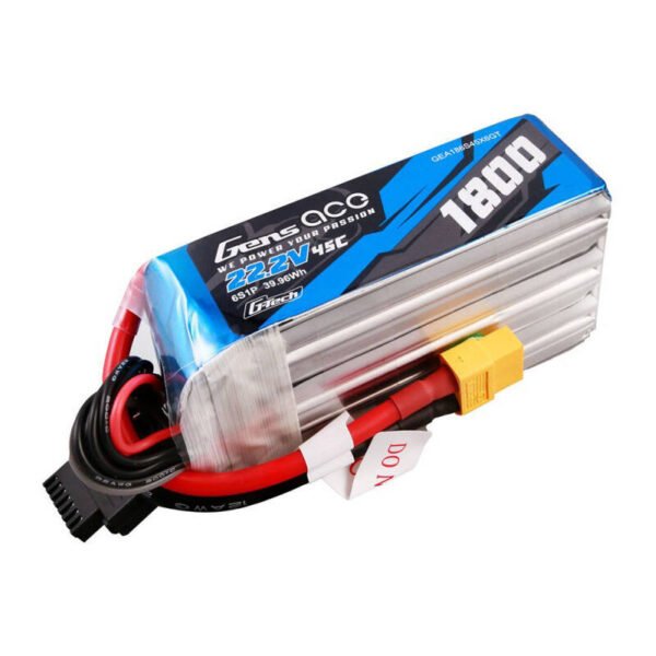 Gens ace G-Tech 1800mAh 22,2V 45C 6S1P Lipo baterijos paketas su XT60 jungtimi - Image 3