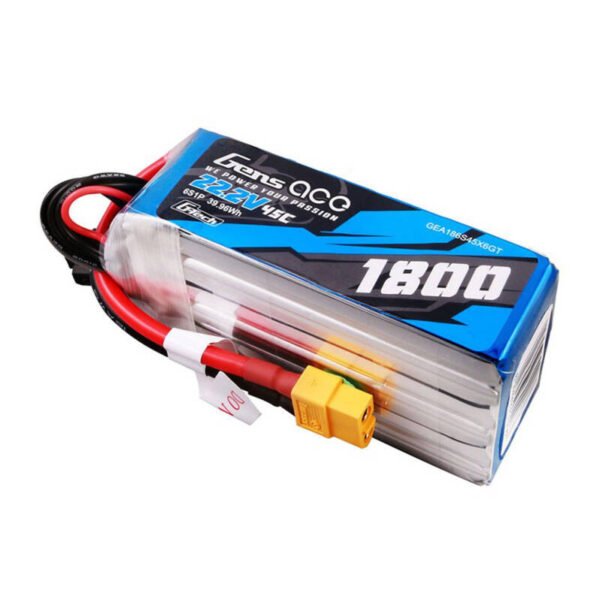 Gens ace G-Tech 1800mAh 22,2V 45C 6S1P Lipo baterijos paketas su XT60 jungtimi - Image 2