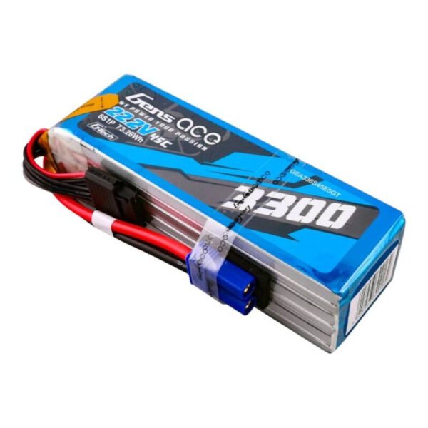 Gens ace G-Tech 3300mAh 22,2V 45C 6S1P Lipo baterijos paketas su EC5 jungtimi - Image 4