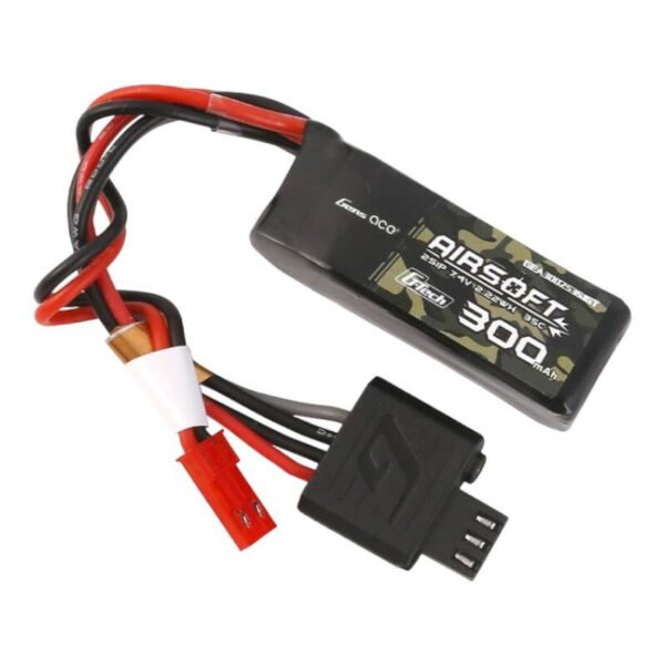 Gens ace G-Tech 35C 300mAh 2S1P 7,4V airsoft ginklo Lipo baterija su JST-SYP jungtimi - Image 3
