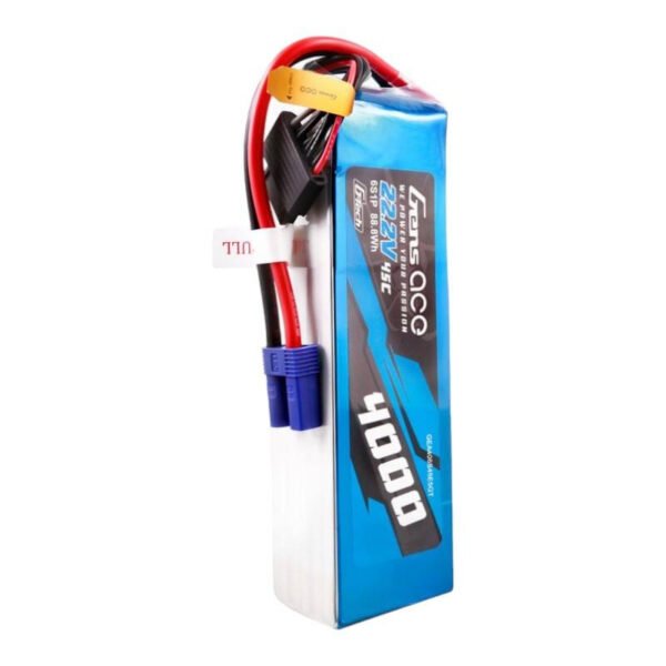 Gens ace G-Tech 4000mAh 22,2V 45C 6S1P Lipo baterijos paketas su EC5 jungtimi - Image 4