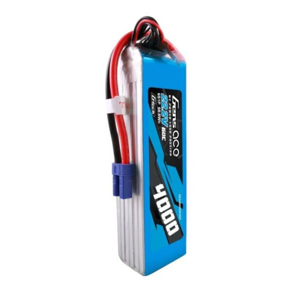 Gens ace G-Tech 4000mAh 22,2V 60C 6S1P Lipo baterijos paketas su EC5 jungtimi - Image 4