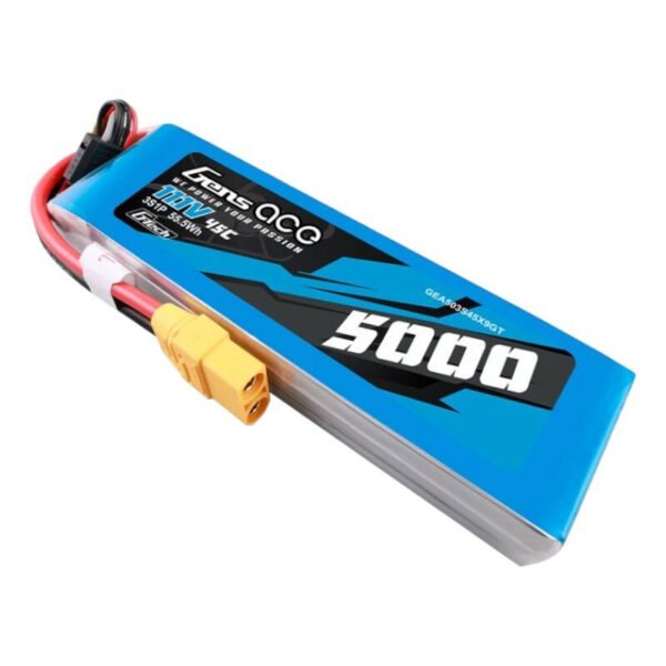 Gens ace G-Tech 5000mAh 11,1V 45C 3S1P Lipo baterija su XT90 jungtimi - Image 3