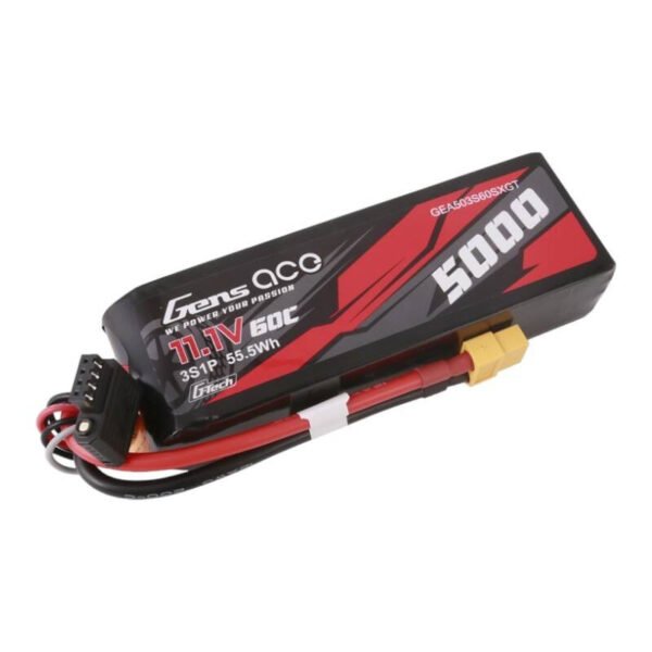 Gens ace G-Tech 5000mAh 11,1V 60C 3S1P Lipo su XT60 jungtimi - Image 2