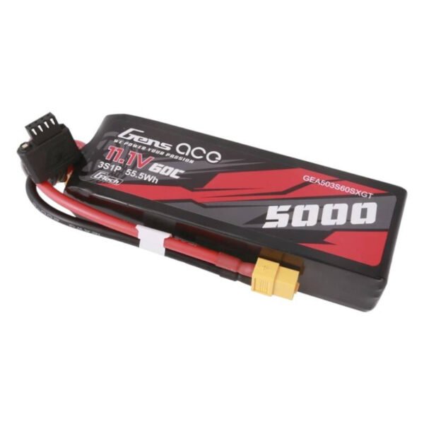 Gens ace G-Tech 5000mAh 11,1V 60C 3S1P trumpa Lipo su XT60 jungtimi - Image 3