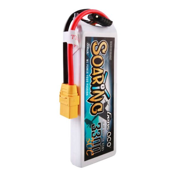 Gens ace G-Tech Soaring 3300mAh 11,1V 30C 3S1P Lipo baterijos paketas su XT90 jungtimi - Image 4
