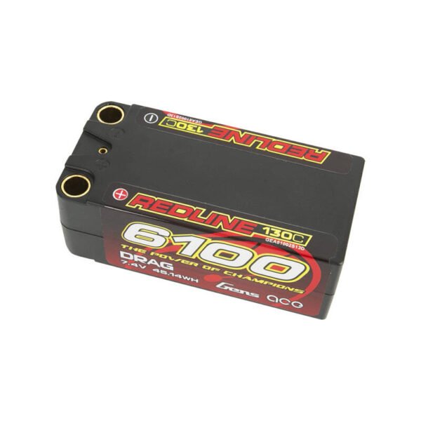 Gens ace Redline serijos 6100 mAh 7.4 V 130C 2S2P kietojo korpuso 71# lipo baterija - Image 2