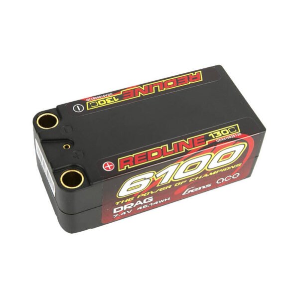 Gens ace Redline serijos 6100 mAh 7.4 V 130C 2S2P kietojo korpuso 71# lipo baterija - Image 3