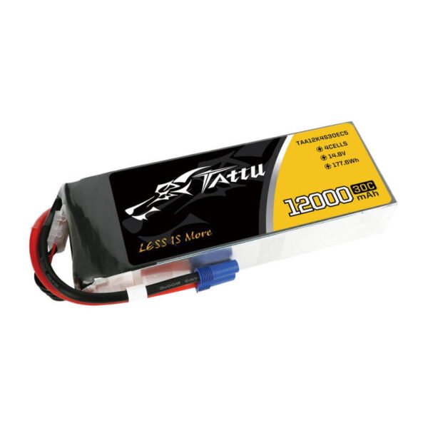 TATTU 12000 mAh 14.8 V 30C 4S1P lipo baterija su EC5 - Image 2