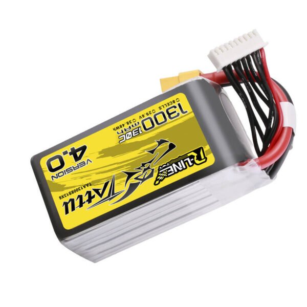 Tattu R-Line versija 4.0 1300 mAh 29.6 V 130C 8S1P lipo baterija su XT60 jungtimi - Image 4