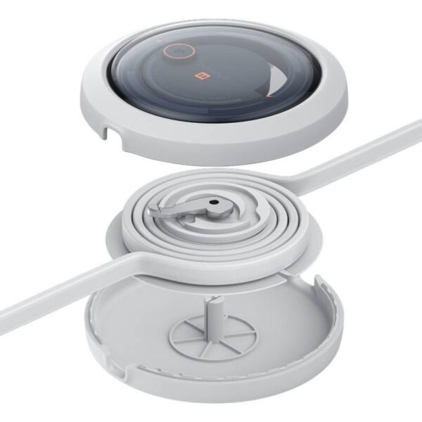 Greito įkrovimo laidas 3in1 Baseus Free2Draw USB-C į USB-C/Lightning/Micro 100W, 1,1m (baltas) - Image 4