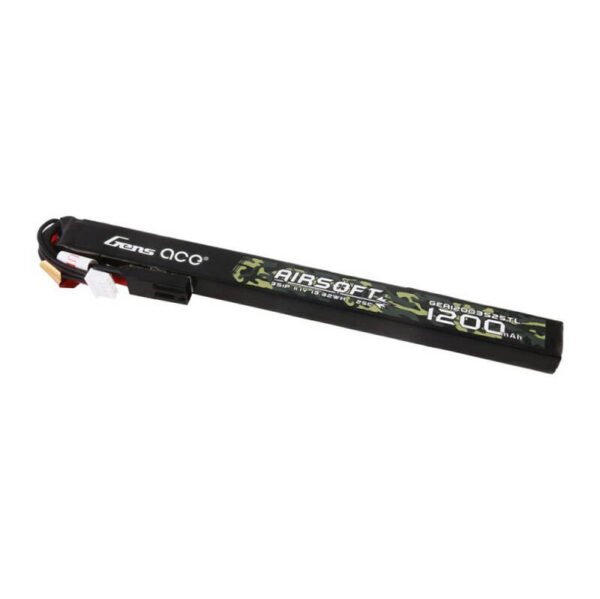 Gens ace 25C 1200 mAh 3S1P 11.1 V laisvalaikio ginklo lipo baterija su mini Tamiya jungtimi, ilga - Image 3