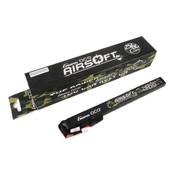 Gens ace 25C 1200 mAh 3S1P 11.1 V laisvalaikio ginklo lipo baterija su mini Tamiya jungtimi, ilga - Image 4