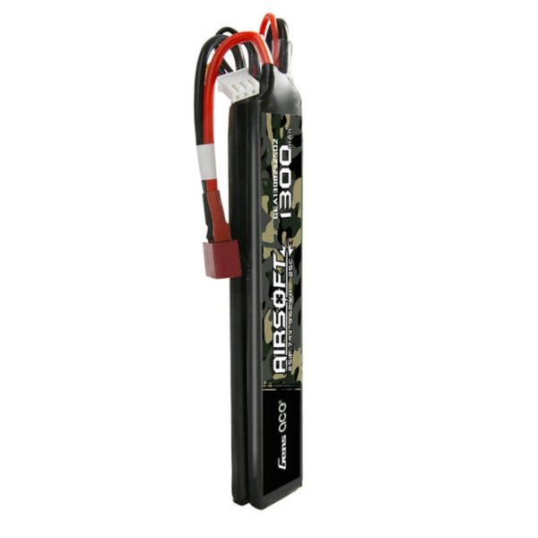 Gens ace 25C 1300 mAh 2S1P 7.4 V „saddle“ tipo laisvalaikio ginklo lipo baterija su T jungtimi - Image 2