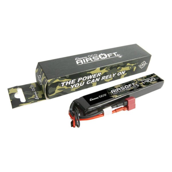 Gens ace 25C 1400 mAh 2S1P 7.4 V laisvalaikio ginklo lipo baterija su T jungtimi - Image 3
