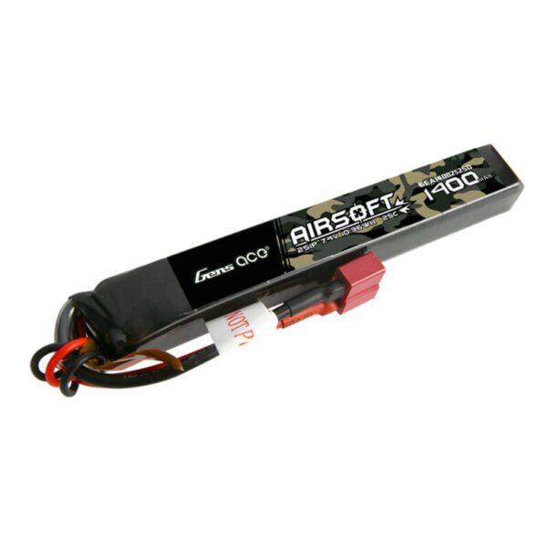 Gens ace 25C 1400 mAh 2S1P 7.4 V laisvalaikio ginklo lipo baterija su T jungtimi - Image 4