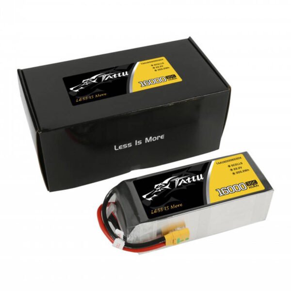 Tattu 16000 mAh 22.2 V 30C 6S1P lipo baterija su XT90 anti-spark jungtimi - Image 4