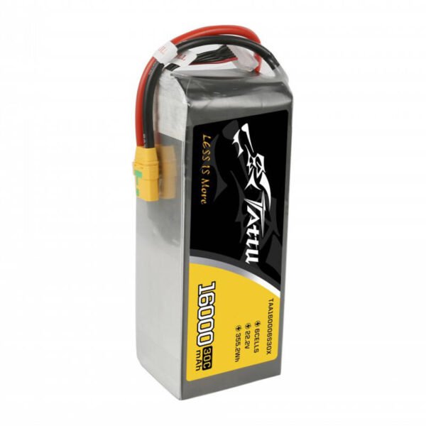 Tattu 16000 mAh 22.2 V 30C 6S1P lipo baterija su XT90 anti-spark jungtimi - Image 2