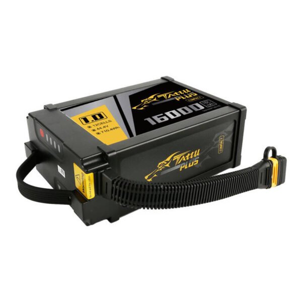 Tattu Plus 1.0 kompaktiška versija 16000 mAh 12S 15C 44.4 V lipo baterija su AS150U jungtimi - Image 2