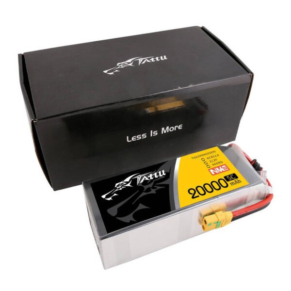 Tattu NMC 20000 mAh 22.2 V 5C 6S1P lipo baterija su XT90-S jungtimi - Image 4