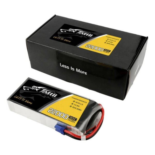 TATTU 22000 mAh 14.8 V 30C 4S1P lipo baterija su EC5 - Image 4