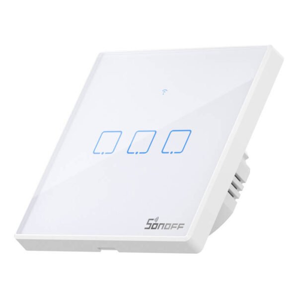Sonoff išmanusis WiFi + RF433 jungiklis T2 EU TX (3 kanalų) atnaujintas - Image 2