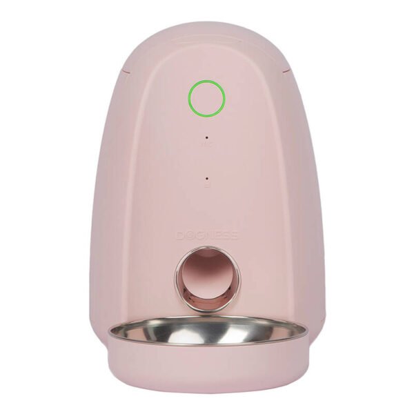 Automatinė naminių gyvūnėlių šėrykla su plastikiniu dubeniu WiFi mini Dogness (rožinė) - Image 2