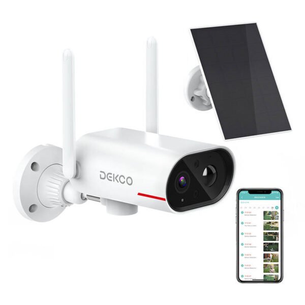 Lauko WiFi kamera su saulės baterija DEKCO DC8L - Image 2