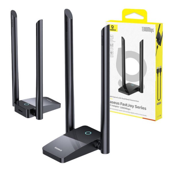 WiFi adapteris Baseus FastJoy 1800Mbps (juodas) - Image 9