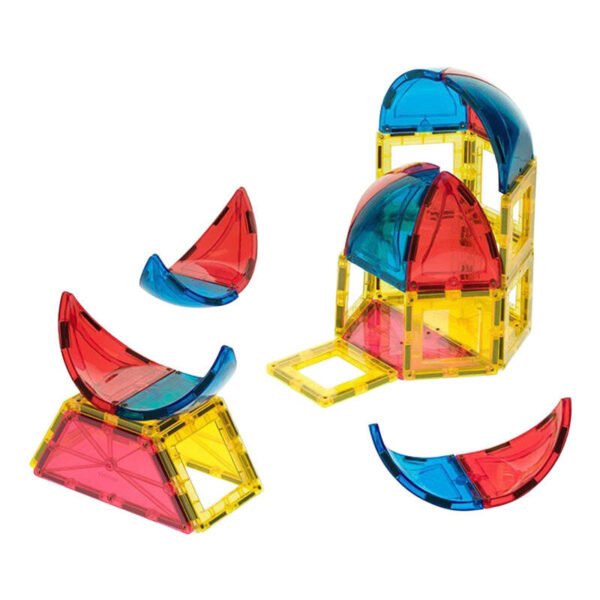 Magnetinės kaladėlės 3D Dome Playmags 164 – 28 vnt. rinkinys - Image 2