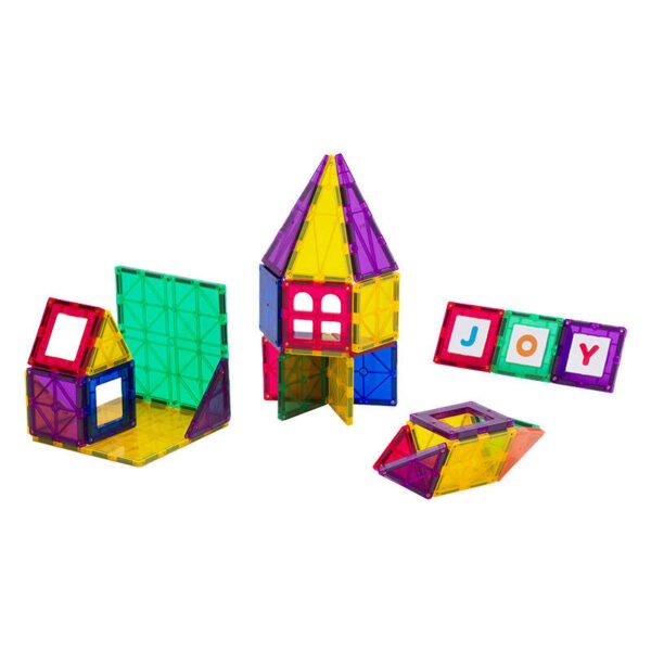 Magnetinės kaladėlės 3D Playmags 165 – 32 vnt. rinkinys - Image 2
