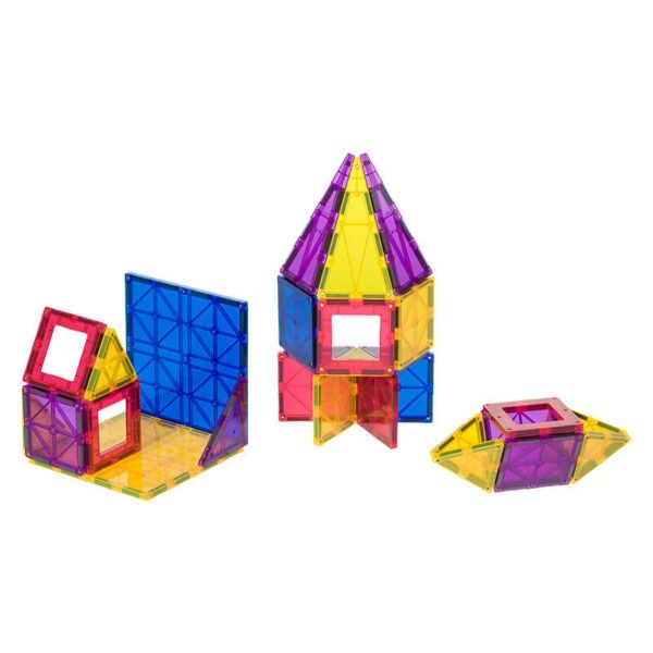 Magnetinės kaladėlės 3D Playmags 165 – 32 vnt. rinkinys - Image 3