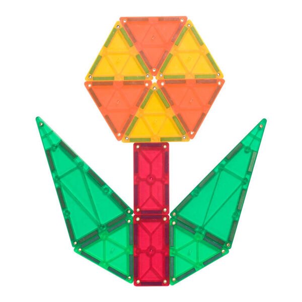 Magnetinės kaladėlės 3D Playmags 165 – 32 vnt. rinkinys - Image 4