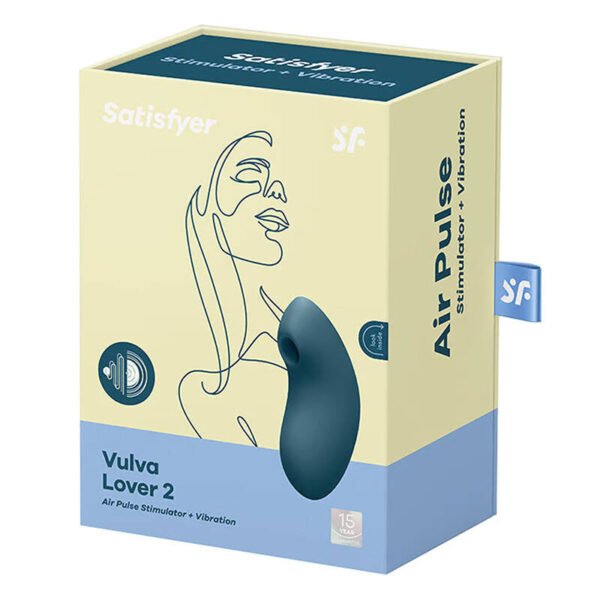 Klitorinis masažuoklis Vulva Lover 2 Satisfyer (mėlynas) - Image 5