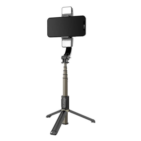 Gimbal/laikiklis su šviesa APEXEL Q08d (juodas) - Image 2