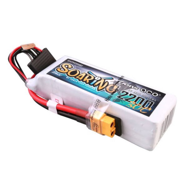 Gens ace G-Tech Soaring 2200mAh 14.8V 30C 4S1P Lipo akumuliatorius su XT60 jungtimi - Image 2