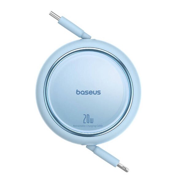 USB kabelis Baseus Free2Pull USB-C į iP 20W 1m (mėlynas) - Image 3