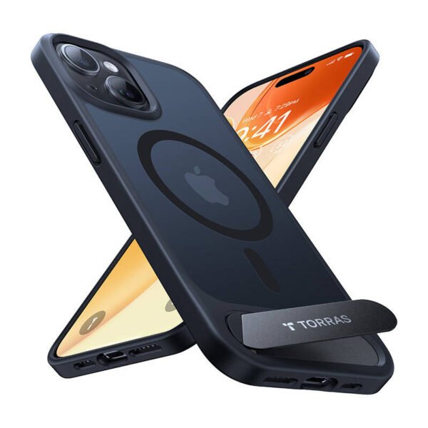 Torras UPRO Pstand dėklas iPhone 15 Pro Max (juodas) - Image 2
