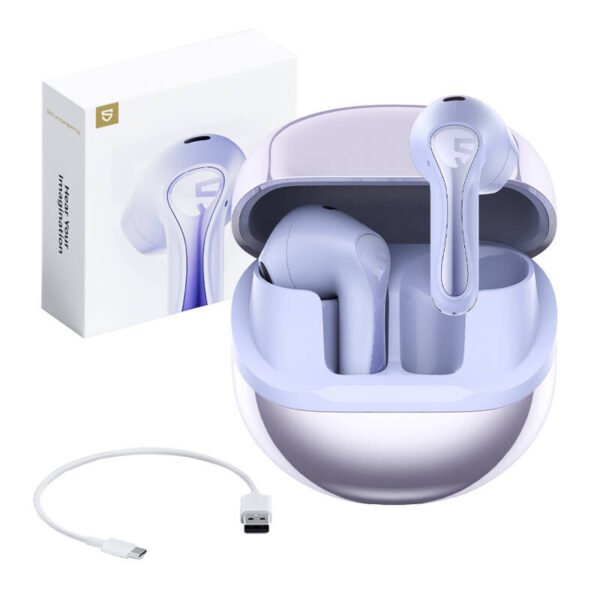 Ausinės TWS Soundpeats Air 5 (violetinės) - Image 4