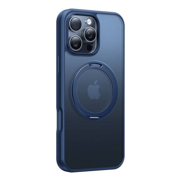 Torras Ostand Pro dėklas iPhone 16 Pro (mėlynas) - Image 2
