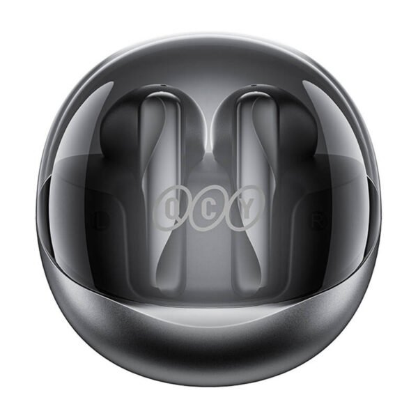 Ausinės TWS QCY AilyBuds Clear T32 (juodos spalvos) - Image 4