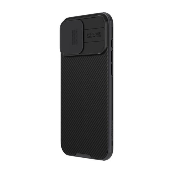 Nillkin CamShield Pro iPhone 16 Pro dėklas (juodas) - Image 4