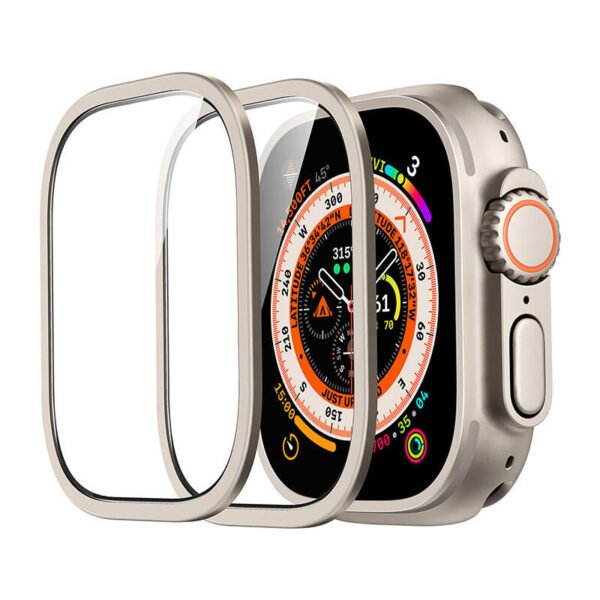 Apsaugos rinkinys Apple Watch Ultra ESR 49 mm (korpusas + stiklas) (titano spalvos) - Image 2