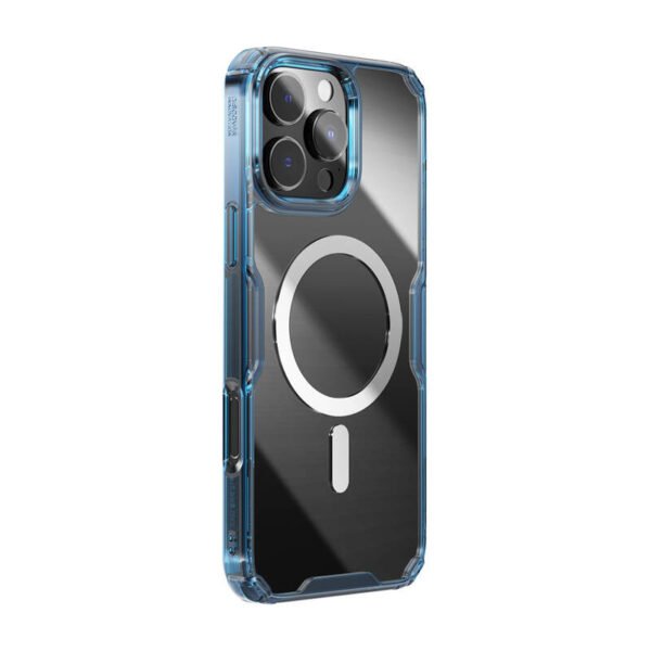 Nillkin Nature TPU Pro magnetinis iPhone 16 Pro dėklas (mėlynas) - Image 2