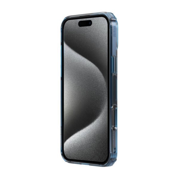 Nillkin Nature TPU Pro magnetinis iPhone 16 Pro dėklas (mėlynas) - Image 4