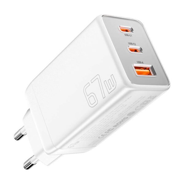 Essager ECT67W-LJB02-Z GaN 67W 2C+A įkroviklis (baltas) - Image 3