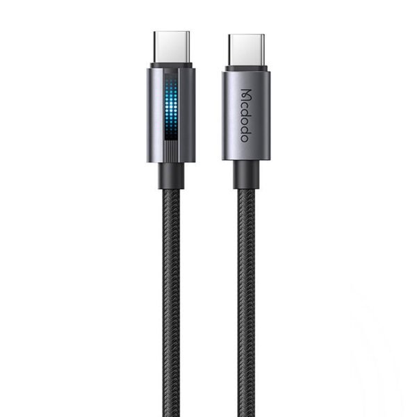 Mcdodo CA-5740 USB-C į USB-C kabelis, 100 W, 1,2 m (juodas) - Image 3