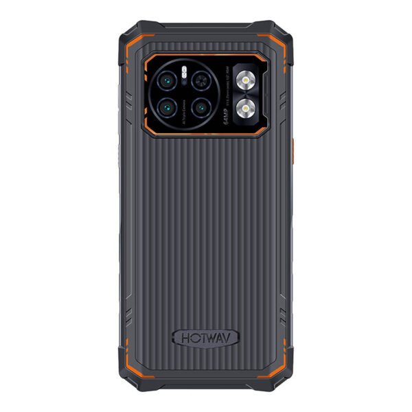Kietas išmanusis telefonas HOTWAV Cyber 13 Pro - 6.6’’ 12+8/256GB Oranžinis - Image 3